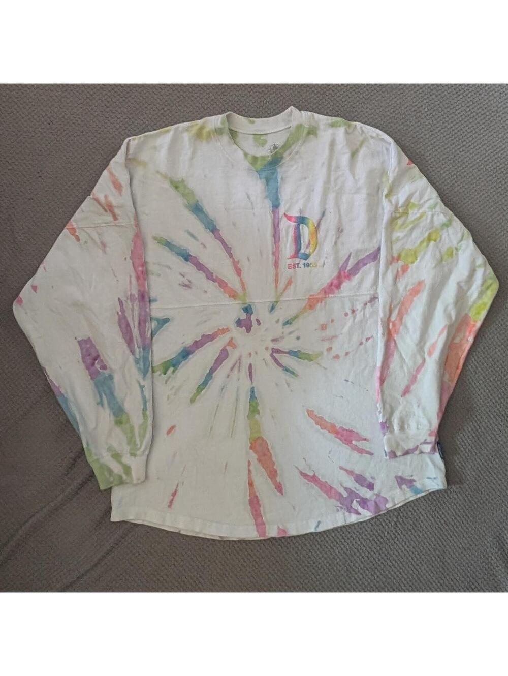 Vintage Disneyland Resort Tie-Dye Long Sleeve Shirt Medium